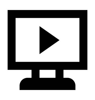  ortam oynatıcı vektör simgesi