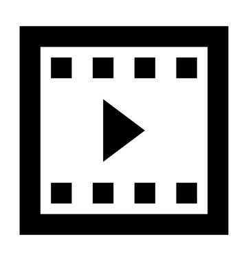  Multimedya vektör simgesi