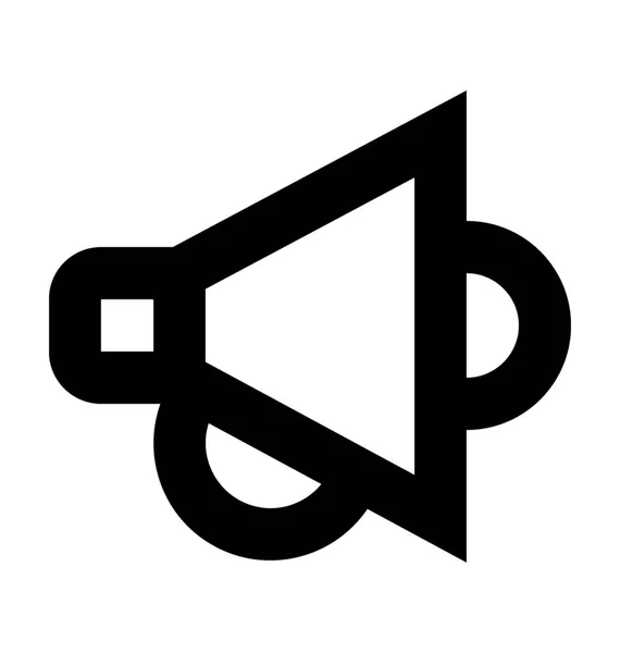 Bullhorn Vector Icon — Stock vektor