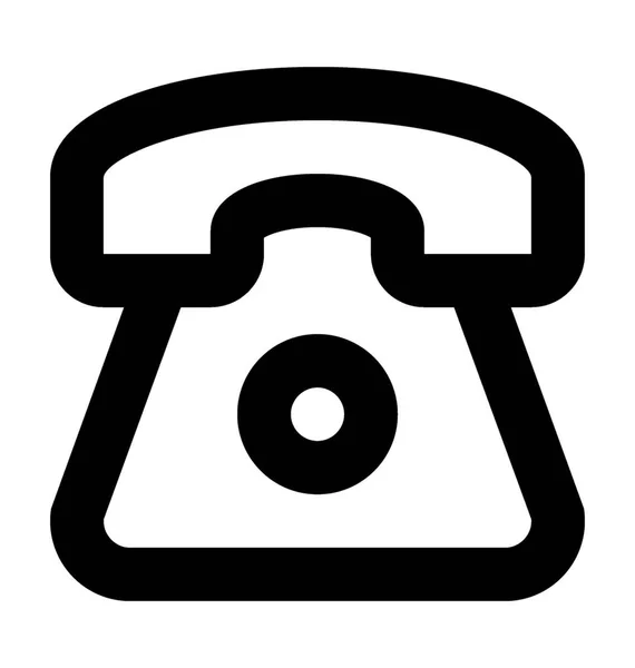 Telefon stacjonarny wektor ikona — Wektor stockowy