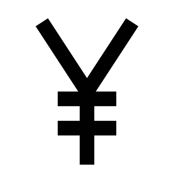 Japanska yen vektor symbol — Stock vektor