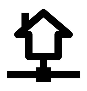  Ev ağı vektör simgesi