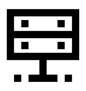  Sunucu vektör simgesi