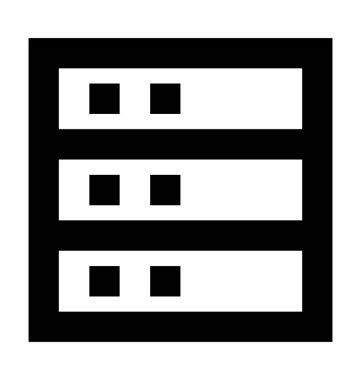  Anabilgisayar vektör simgesi