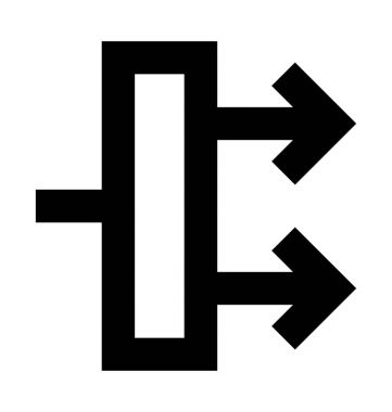  Veri paylaşımı vektör simgesi