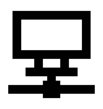  İstemci sunucu vektör simgesi