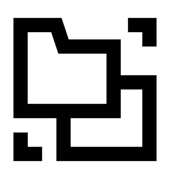 Carpeta Compartir icono del vector — Vector de stock