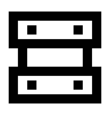  Anabilgisayar vektör simgesi