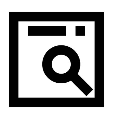  Arama Web vektör simgesi