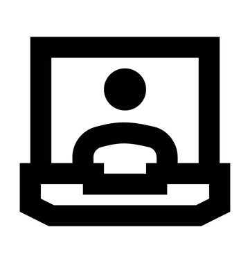  video arama vektör simgesi