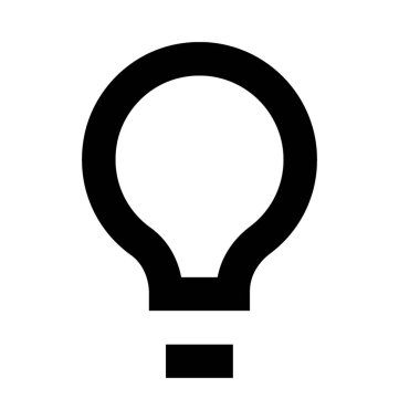  Fikir vektör simgesi