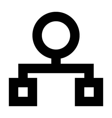  hiyerarşi vektör simgesi