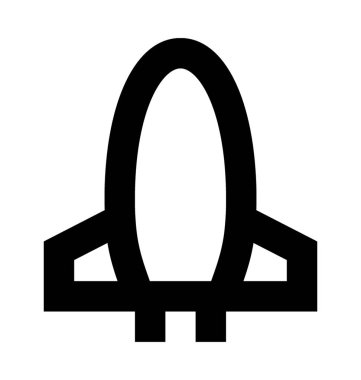  Roket vektör simgesi