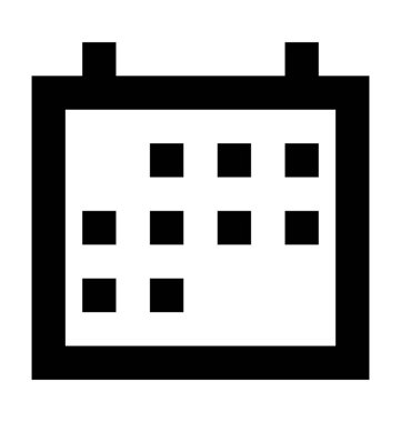  Takvim vektörü simgesi