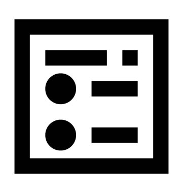  Denetim listesi vektör simgesi