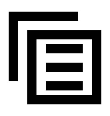  Kopya dosyalar vektör simgesi