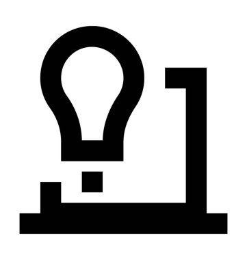  Elektrik deneyi vektör simgesi