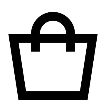  El Torbası vektör simgesi