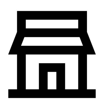  Dükkanı vektör simgesi