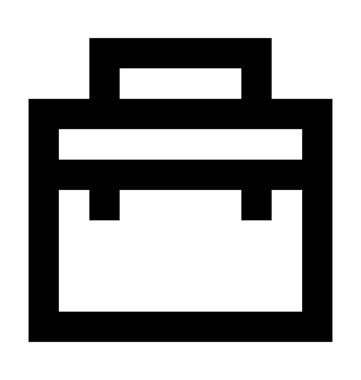  Portföy çanta vektör simgesi 