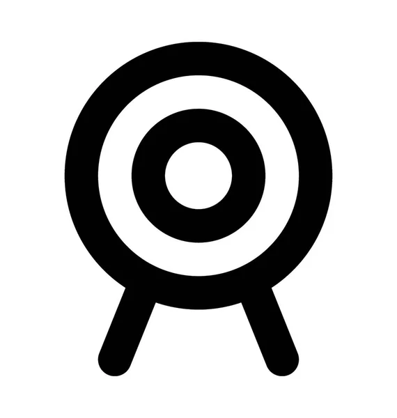 Dartboard Vector Icon — Stock Vector