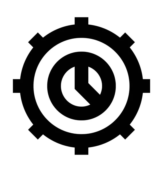 Tortendiagramm-Vektorsymbol — Stockvektor