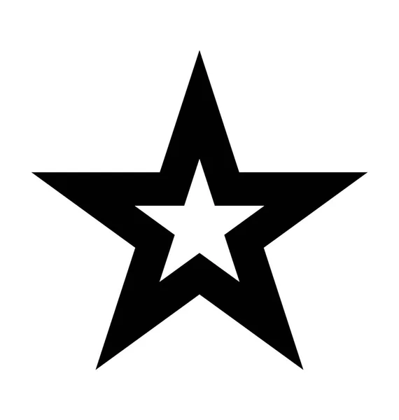 Estrella vector icono — Vector de stock