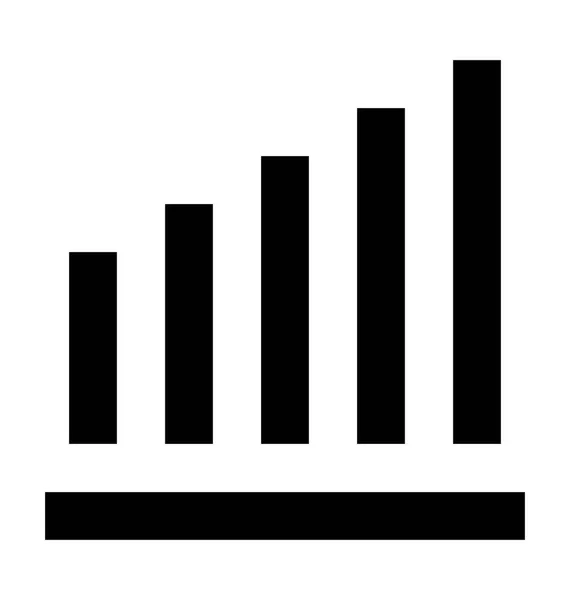 Bar Chart Vector Icon — Stock Vector