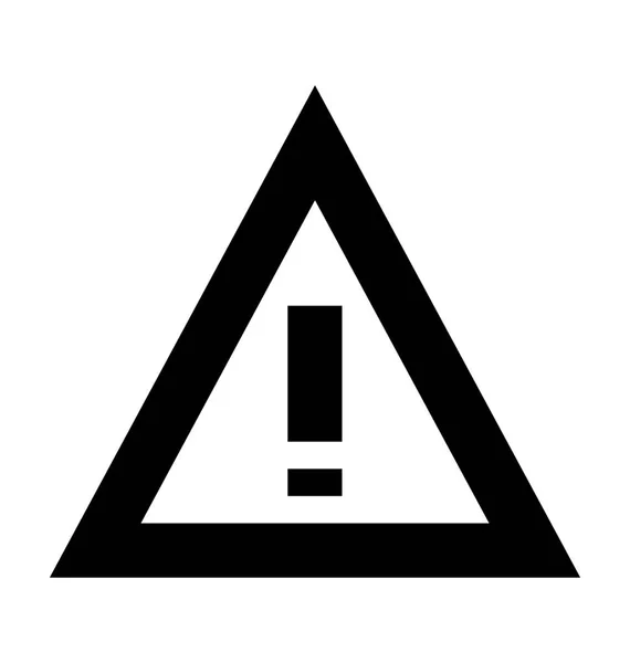 Alert vektor symbol — Stock vektor