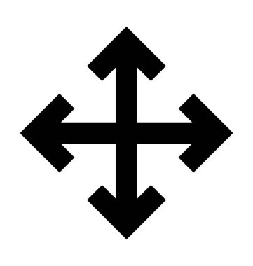  Nesne vektör simgesi hareket 