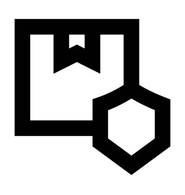  Vektör simge nakliye güvenli