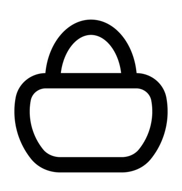  El Torbası vektör simgesi