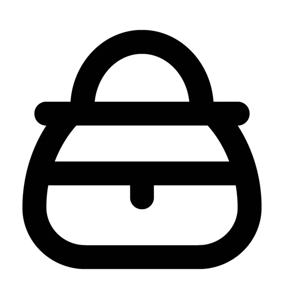 Handväska vektor ikon — Stock vektor