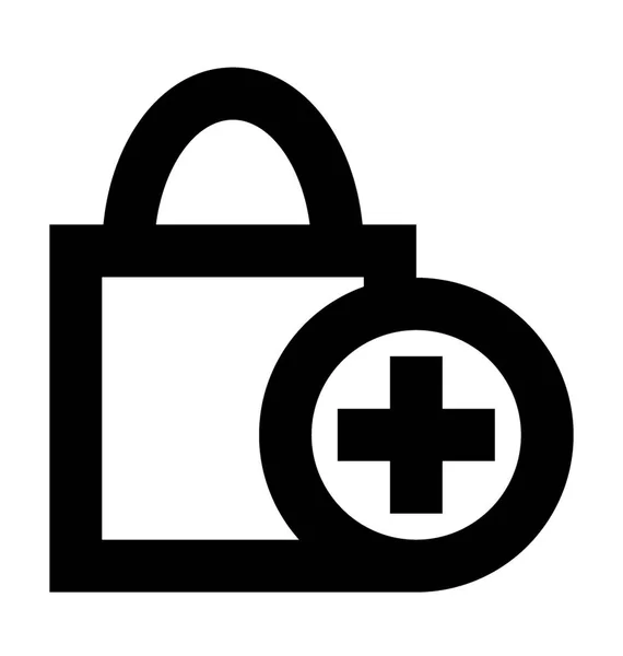 Add to Bag Vector Icon — Stock Vector