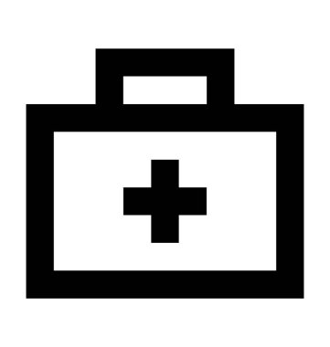 ilk yardım vektör simgesi