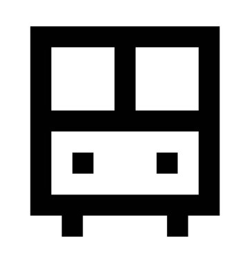 Otobüs hattı vektör simgesi