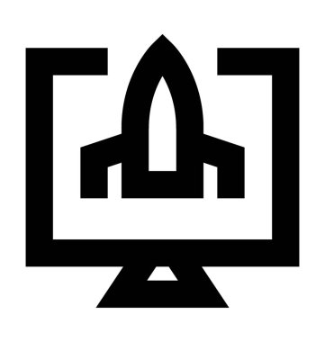  Online başlangıç vektör simgesi