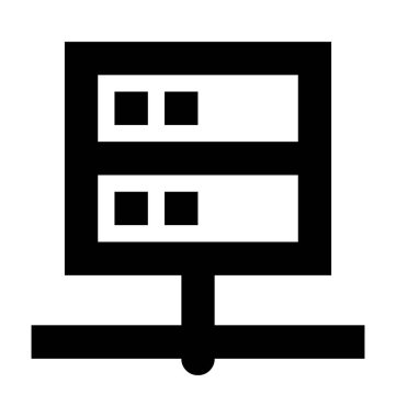  Sunucu paylaşımı vektör simgesi