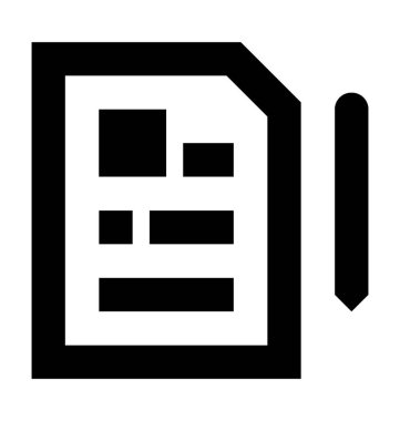  Belge vektör simgesi