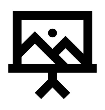  Tripod kamera vektör simgesi