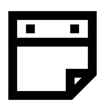  Web dosya vektör simgesi