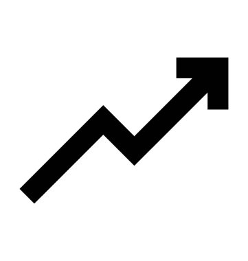  Büyüme grafik vektör simgesi