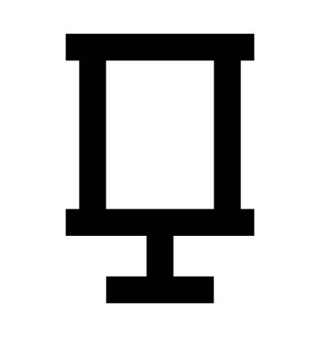  Flip chart vektör simgesi