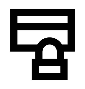  Kart koruma vektör simgesi