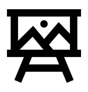  Tripod kamera vektör simgesi