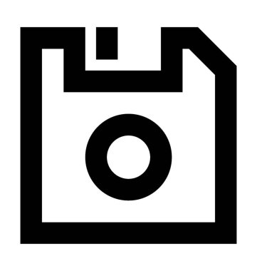  Disket vektör simgesi