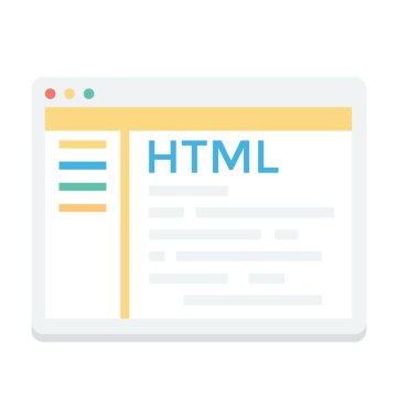  HTML vektör simgesi
