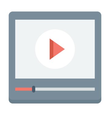  ortam oynatıcı vektör simgesi