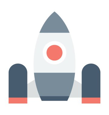  Roket vektör simgesi