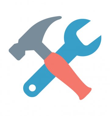  onarım araçları vektör simgesi